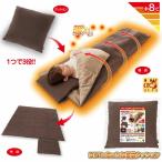 HOTαあったか寝袋クッション (送料無料) 寝袋 防災 クッション キャンプ アウトドア 外出 布団 車 車中 リビング リバーシブル