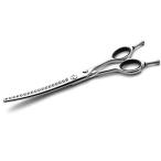 トリミングハサミカーブ 6.5インチ上向き440Ｃ炭素鋼 両用型 トリマー 毛量調整顔足お尻周り