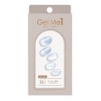 ジェルミーペタリー16.フローズンブルー ジェルネイルシール Gel Me Petaly ジェルミーワン