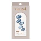ジェルミーペタリー17.ミッドナイトブルー　ジェルネイルシール Gel Me Petaly ジェルミーワン