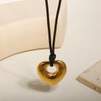 チョーカーペンダントネックレス黒ブ...