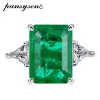 指輪 リング エメラルド ビンテージ シルバー ストーン レディース 925 スターリング 6ct 10x14mm パライバ トルマリン