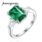 指輪 リング エメラルド シルバー スクエア ストーン レディース 6*8mm 長方形 四角 パライバ トルマリン ジェムストーン 記念日