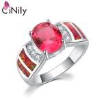 指輪リングジルコニア赤レッドシルバ...