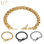 Yahoo! Yahoo!ショッピング(ヤフー ショッピング)ブレスレット メンズ 中国 ゴールド ドラゴン ステンレス 動物 アニマル チェーン 龍 ジュエリー プレゼント パンク ヒップ ホップ