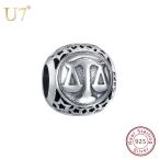 Yahoo! Yahoo!ショッピング(ヤフー ショッピング)925 スターリング シルバー ビーズ チャーム 天秤座 星座 コレクション レディース 女性 ジュエリー プレゼント 4.7mm