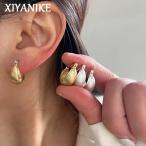 ピアス ビンテージ フランス オバール フープ マット レディース レディ 夏 サマー ビーチ ファッション 新しい ジュエリー ガール