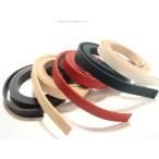 革テープ 日本製 ヌメ革テープ　15ミリ幅×140センチ長さ×2.8ミリ厚　シロヌメ・クロ・チョコ・ホワイト