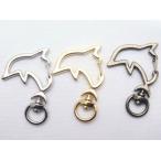 イルカナスカン ゴールド キーホルダー金具/キーホルダーパーツ/キーホルダー/ナスカン/カラビナ　MBS
