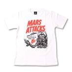 Tシャツ バンドTシャツ ロックTシャツ 半袖 (KR) マーズアタック MARS ATTACKS 1 WHT S/S 白 映画