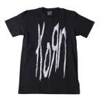 Tシャツ バンドTシャツ ロックTシャツ 半袖 (W) コーン KORN 6 BLK S/S 黒