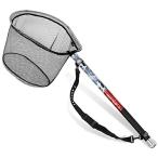 サンライク（SANLIKE）玉網 タモ網 伸縮式 ランディングネット 12段階 11段階 7段階 小継玉の柄 釣りネット 釣り 4つ折り枠 すくい網 淡水海水適用