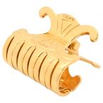 セリーヌ トリオンフ ヘアクリップ ゴールド Aランク ce5522ce