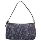 フェンディ ズッキーノ ハンドバッグ アクセサリーポーチ Bランク fe4536nf