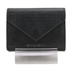 [ б/у ]ji van si. три складывать кошелек Mini кошелек G cut compact бумажник Logo чёрная кожа B разряд gi9906dn