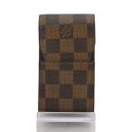 [ б/у ] Louis Vuitton Damier ete.i сигарета сигареты кейс Brown A разряд lv4405gg