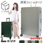  outlet чемодан L размер большой type frame модель Carry кейс багажник большая вместимость 90L класс 8 колесо W литейщик dial TSA крепкий есть перевод Z-UC23-L