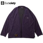 SUBCIETY サブサエティ カーディガン HAORI CARDIGAN 109-33740 ロゴ M-XL サブサエティー ストリート