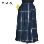 ドミンゴ D.M.G スカート ビッグネルチェック マキシ丈スカート 17-0484X フリーサイズ レディース