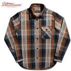 DELUXEWARE デラックスウエア シャツ HV-53 ORANGE CHECK