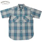 WAREHOUSE ウエアハウス シャツ Lot 3056 SHORT SLEEVE CHECK WORK SHIRTS B柄(大チェック)