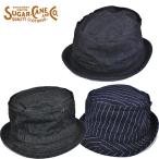 SUGAR CANE シュガーケーン ハット PORKPIE HAT インディゴ デニム ウォバッシュ ポークパイハット 帽子 SC0246