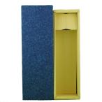 ^^ роскошный подарок бумага коробка 1800ml 1 шт. для ( shochu * японкое рисовое вино (sake) один . бутылка для )( синий цвет коробка )^^