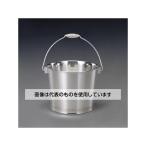 ショッピングエスコ エスコ  20L バケツ(目盛り付/ステンレス製) EA508S-4 入数：1個