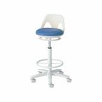 ナビス（アズワン）  ナースチェア(ラクーン) リング付き ネイビー NV-RN