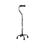 maki Tec алюминиевый 4 пункт фигурная скобка трость 50 серии синий цветочный принт OT-501 1 шт. 