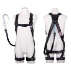 藤井電工(ツヨロン)　黒影ハーネス(ランヤード付) サイズ：M　TH-504-NV93SV-OT-DG-M-R23-BX