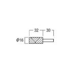 HiKOKI（日立工機） 6mm用軸付トイシ No.939104 KA-5（粒度：WA60PV） 10本入