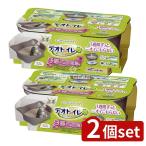 [2 шт. комплект ] Uni * очарование teo туалет . кошка ~5KG. для взрослой кошки корпус двухцветный blau[ одиночный товар внутри емкость /1 шт ]