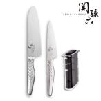 貝印 関孫六 匠創 三徳165mm&ペティ120mm&ダイヤモンドセラミックシャープナー [Original SET]【在庫有り】