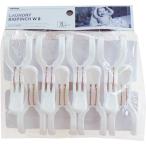 nisidaNST2 большой стержень прищепка 8P | большой стержень прищепка стирка щипцы сушилка для белья фиксация крепкий штанга для развешивания белья стержень большой сильный белый nisida двойной spring белый белый цвет simp