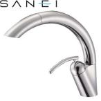三栄水栓(SAN-EI)　K8790JV-13　シングルワンホールスプレー混合栓｜キッチン用　EDDIES　節水水栓