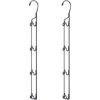 .. компактный вешалка (2 штук входит ) черный | вешалка компактный вешалка черный одежда место хранения компактный шкаф подвешивание ниже место хранения место хранения сила выше 4 полосный модель 