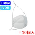 重松製作所 シゲマツ N95マスク 10個 DD02-N95-2K 二折(1463269) 使い捨て式防じんマスク【在庫有り】