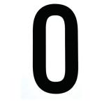 #TRUSCO разрезной знак 50mm чёрный 0 CS50BK0(2564558)