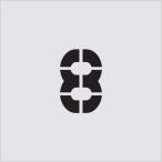 #IM stencil 8 знак размер 100×65mm AST50(4341414)
