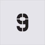 #IM stencil 9 знак размер 100×65mm AST51(4341422)