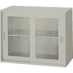 ■NAIKI 収納庫 NW型 ガラス引違い書庫 枠付 899×450×700 ウォームホワイト NW0907HGAW(4632371)[送料別途お見積り][法人限定][直送]