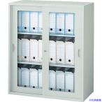 ■NAIKI 収納庫 NW型 ガラス引違い書庫 枠付 899×450×1050 ウォームホワイト NW0911HGAW(4632443)[送料別途お見積り][法人限定][直送]