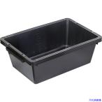 ■TRUSCO トラ舟51Lブラック(角型・再生原料使用) PSB60BK(6647087)