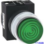 ■IDEC Φ22丸突形表示灯 緑 AC200/220V APW1QMDG(7048077)