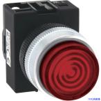 ■IDEC Φ22丸突形表示灯 赤 AC200/220V APW1QMDR(7048088)