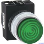 ■IDEC Φ22丸突形表示灯 緑 AC/DC100/120V APW1QH2DG(7048112)