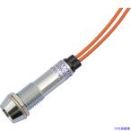 ■サカヅメ LED表示灯 DA−10JPL (AC/DC100V接続)Φ10 橙 DA10JPLACDC100VO(7887671)