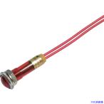 ■サカヅメ LED表示灯 DA−8FL−4 (AC/DC200V接続) Φ8 赤 DA8FL4ACDC200VR(7888490)