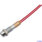 ■サカヅメ LED表示灯 DA−8JPL (AC/DC200V接続) Φ8 赤 DA8JPLACDC200VR(7888651)